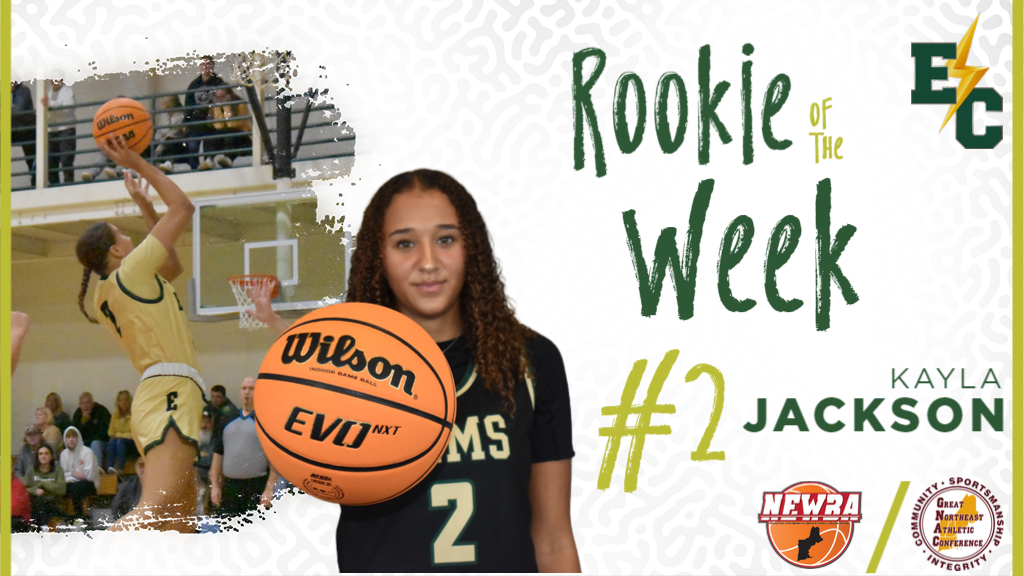 Jackson Selected as GNAC Rookie of the Week and NEWBA Rookie of the Week