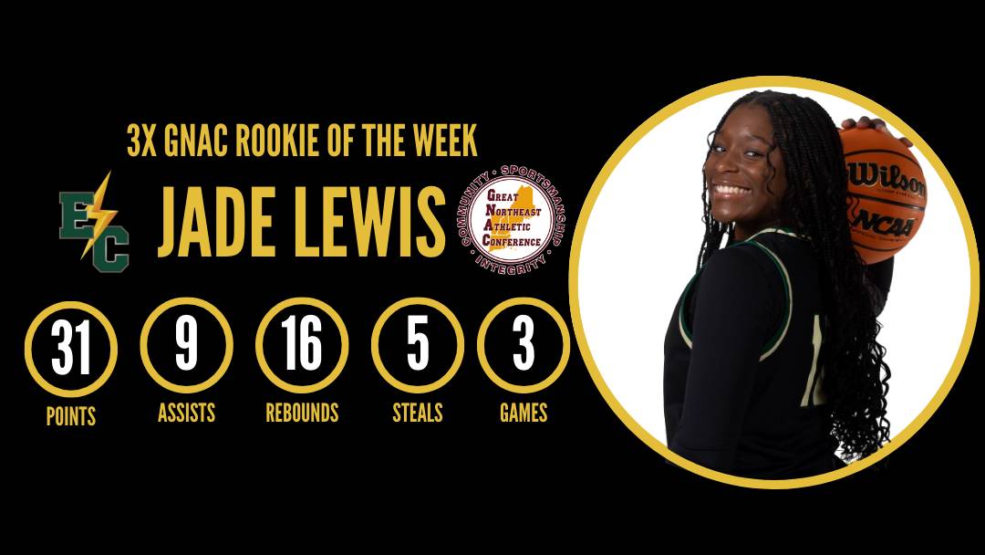 Lewis Earns Her Third GNAC Rookie of the Week Award
