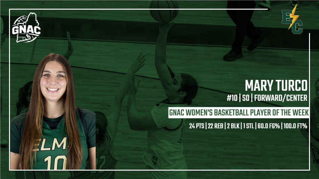Turco Named GNAC Women's Basketball Player of the Week