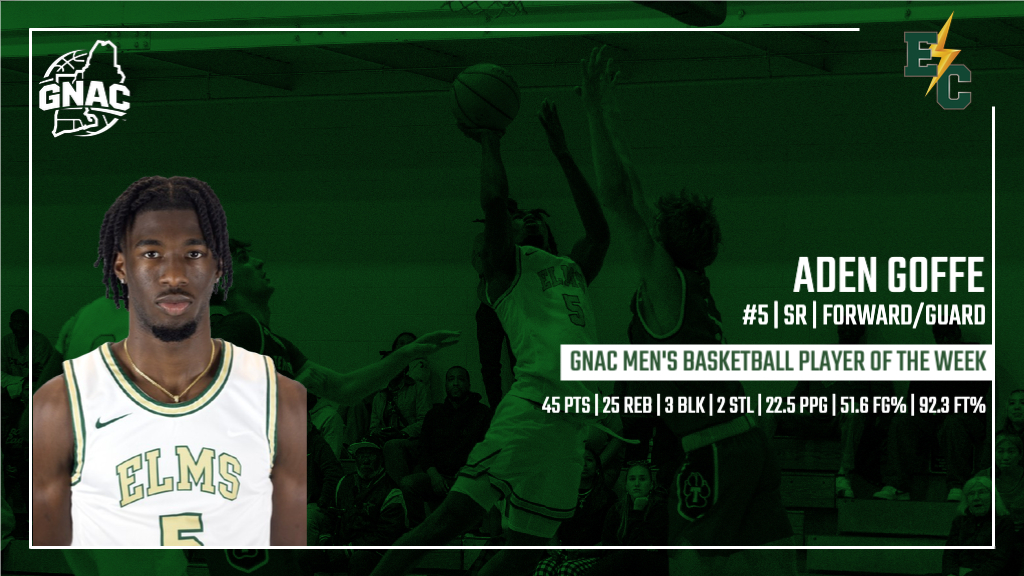 Goffe Earns GNAC Men's Basketball Player of the Week