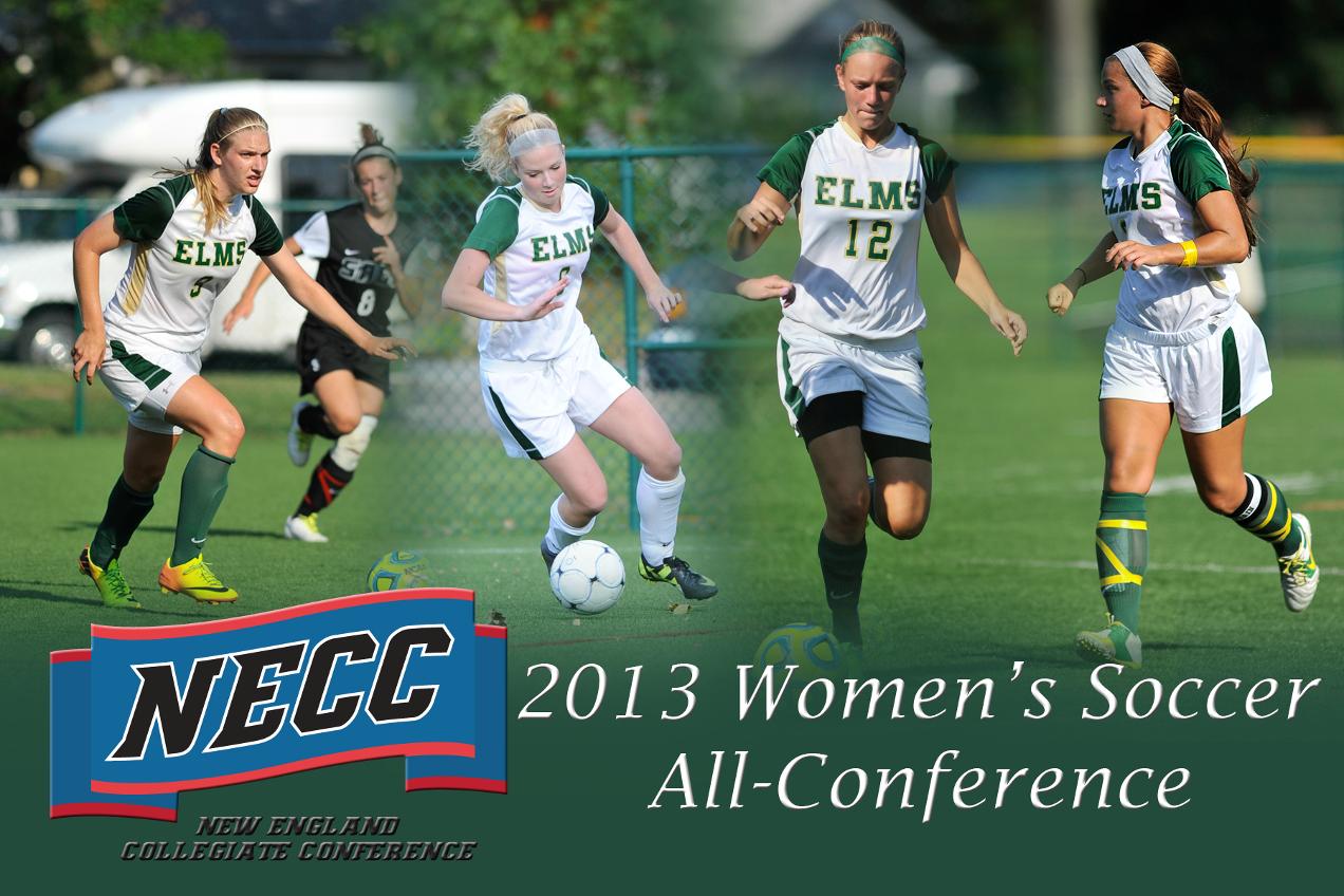 Four Named to All-NECC Teams in Women&rsquo;s Soccer