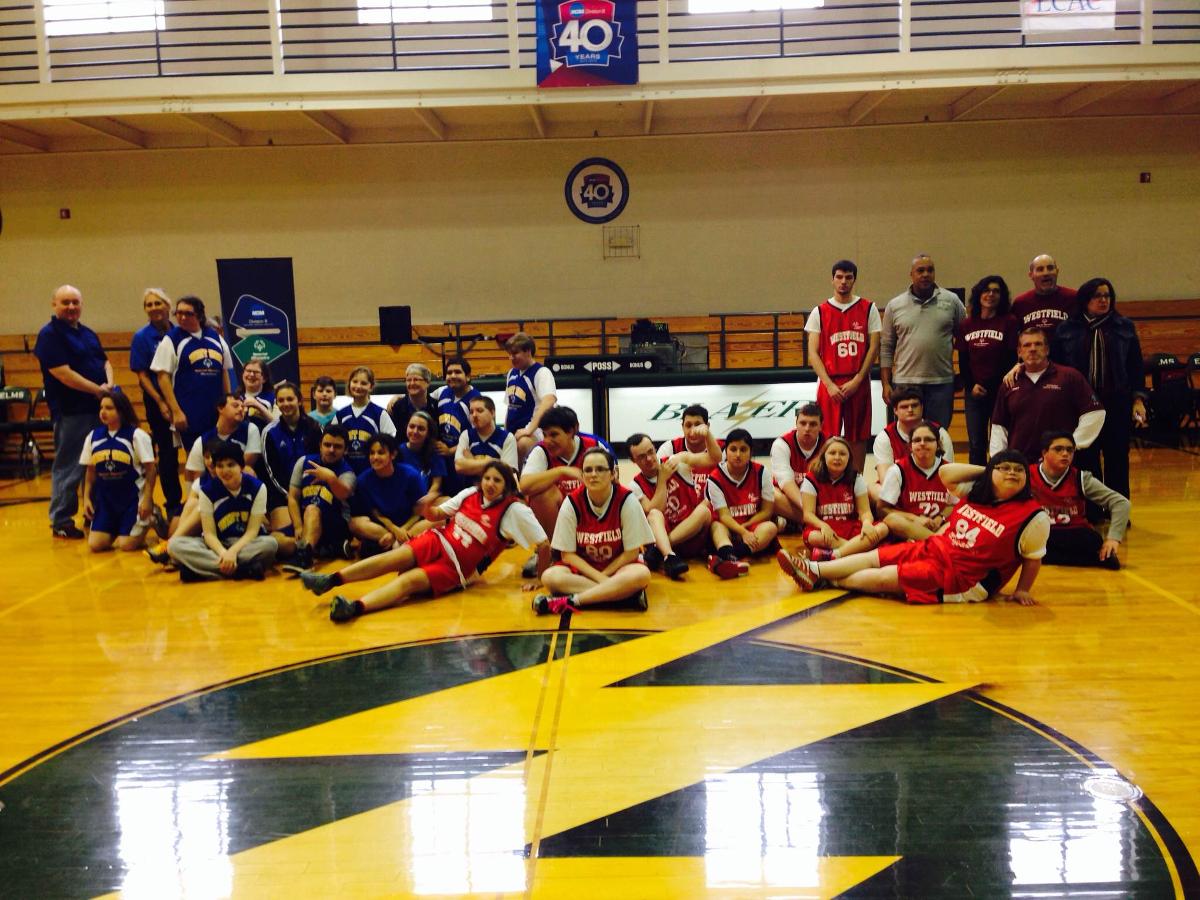 Elms College Athletics Hosts Special Olympics Event