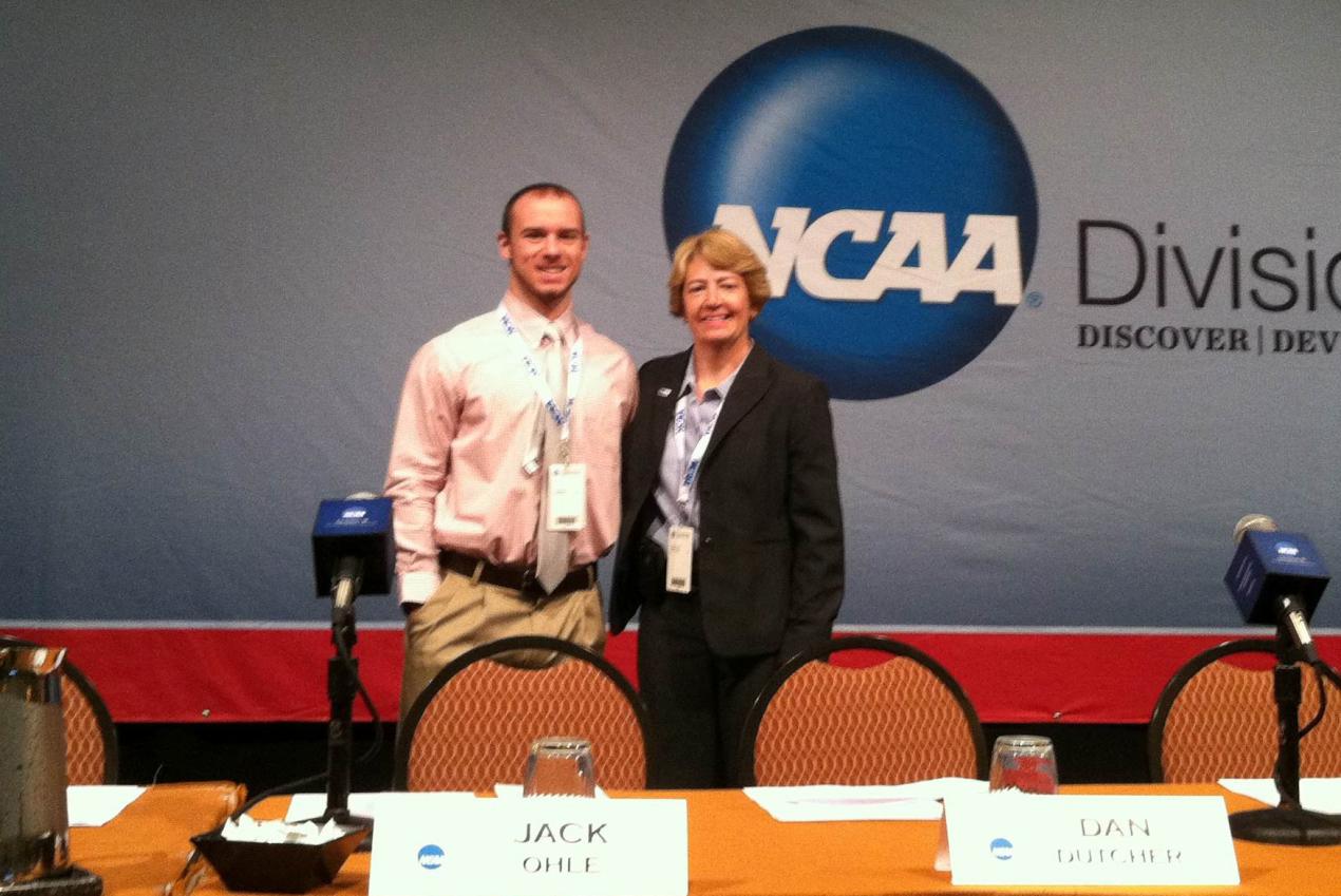 Fisher Selected as NECC Representative to National SAAC Convention