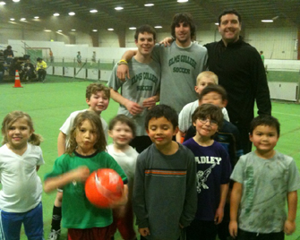 Mens Soccer Completes Amherst Youth Soccer Winter Indoor Camp