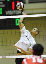 Mens Volleyball Sweeps By Regis, 3-0