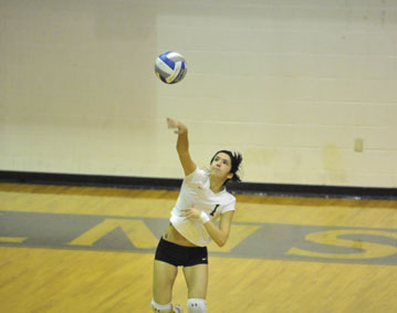 Womens Volleyball Roars Past Bay Path, 3-1
