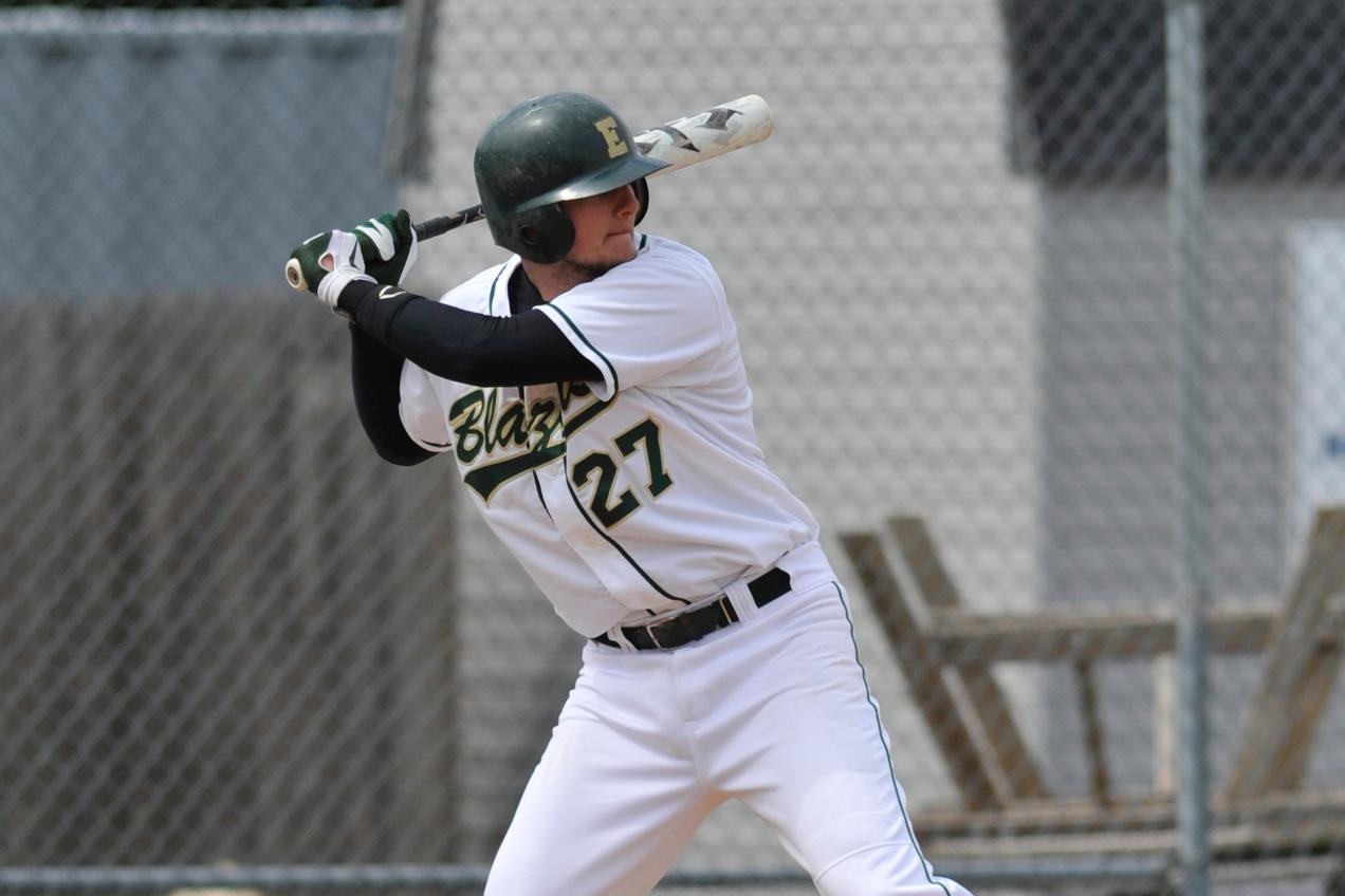 Baseball Picks Up Double Header Split with Lesley University