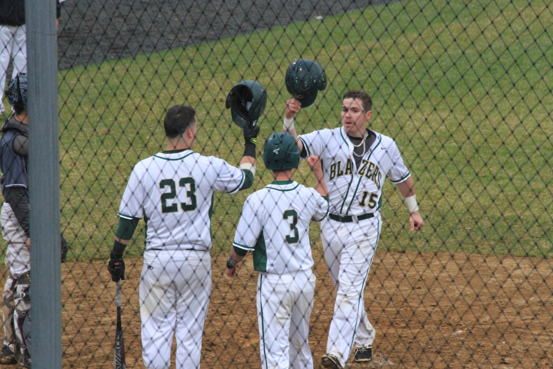 Baseball Splits NECC Doubleheader With Lesley
