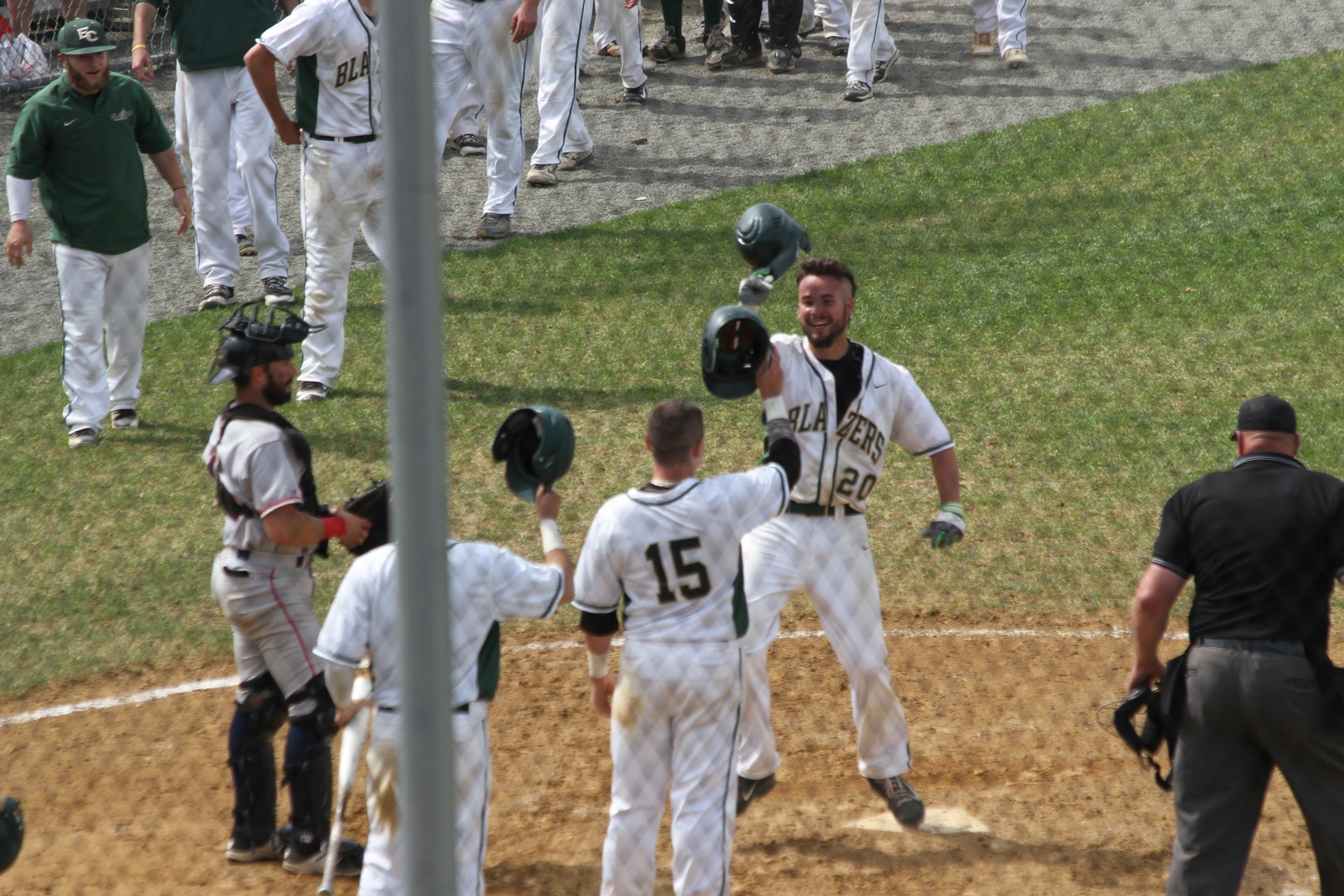 Baseball Sweeps Daniel Webster on Senior Day