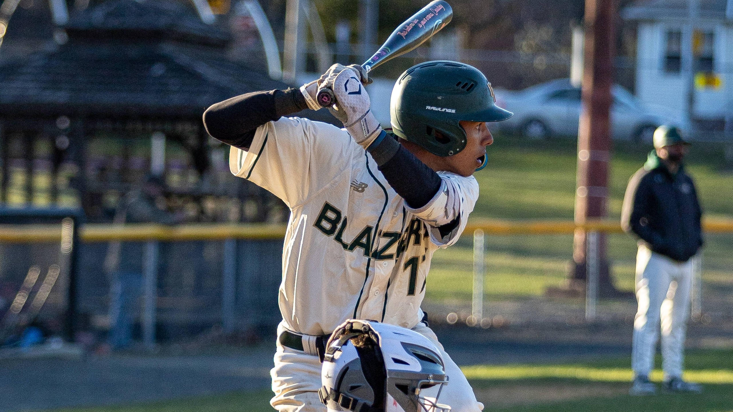 Baseball Beats New England College 20-3 in Game 1 to Split Conference Doubleheader