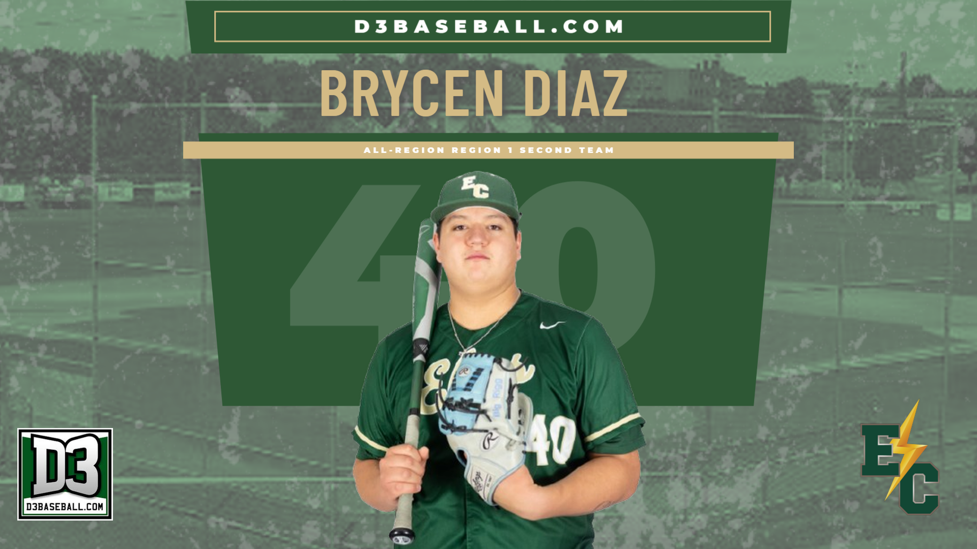 Diaz Named to D3Baseball.com All-Region Second Team