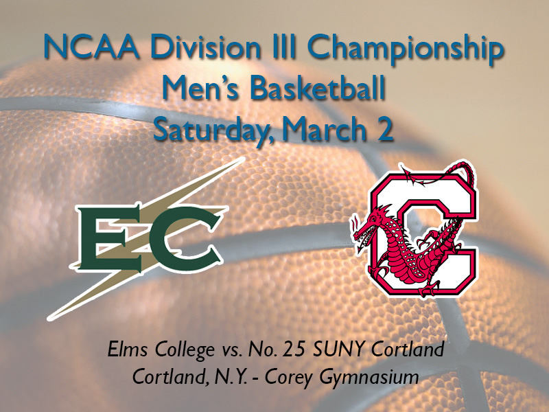 Men&rsquo;s Basketball to Play No. 25 SUNY Cortland in NCAA Division III Championship First Round