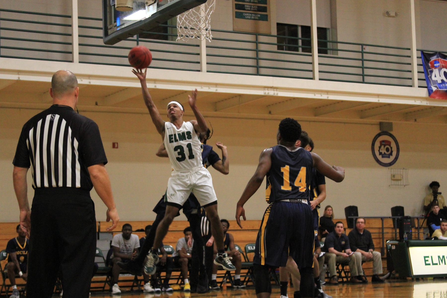 Strong Second Half Lifts NEC Over Men&rsquo;s Basketball