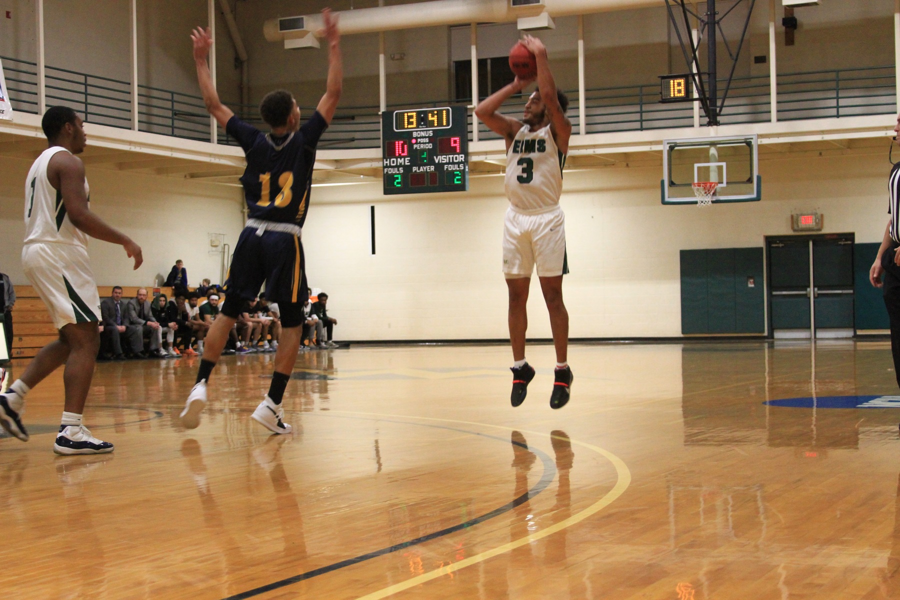 Edelen Registers Double-Double in Win Over Mitchell