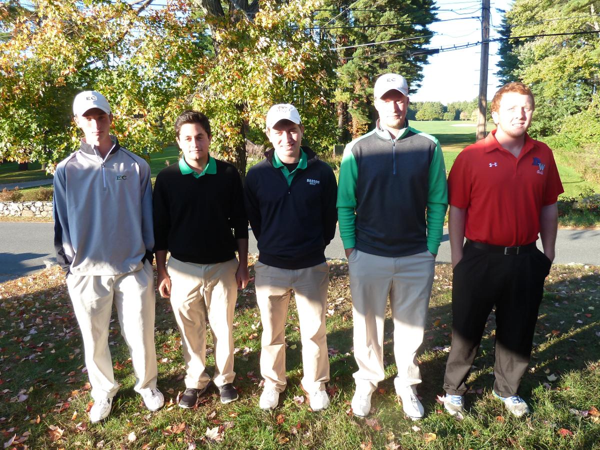 Men's Golf Takes Second at NECC Championships
