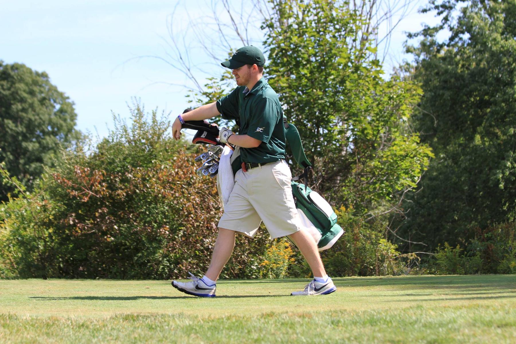 Men's Golf 12th After 18 Holes At JWU Invitational