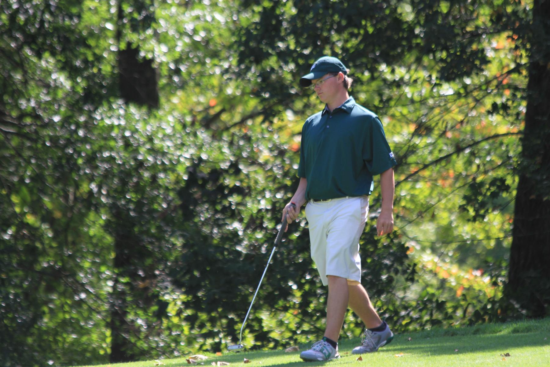Men's Golf Fourth After 18 Holes At Blazer Invitational