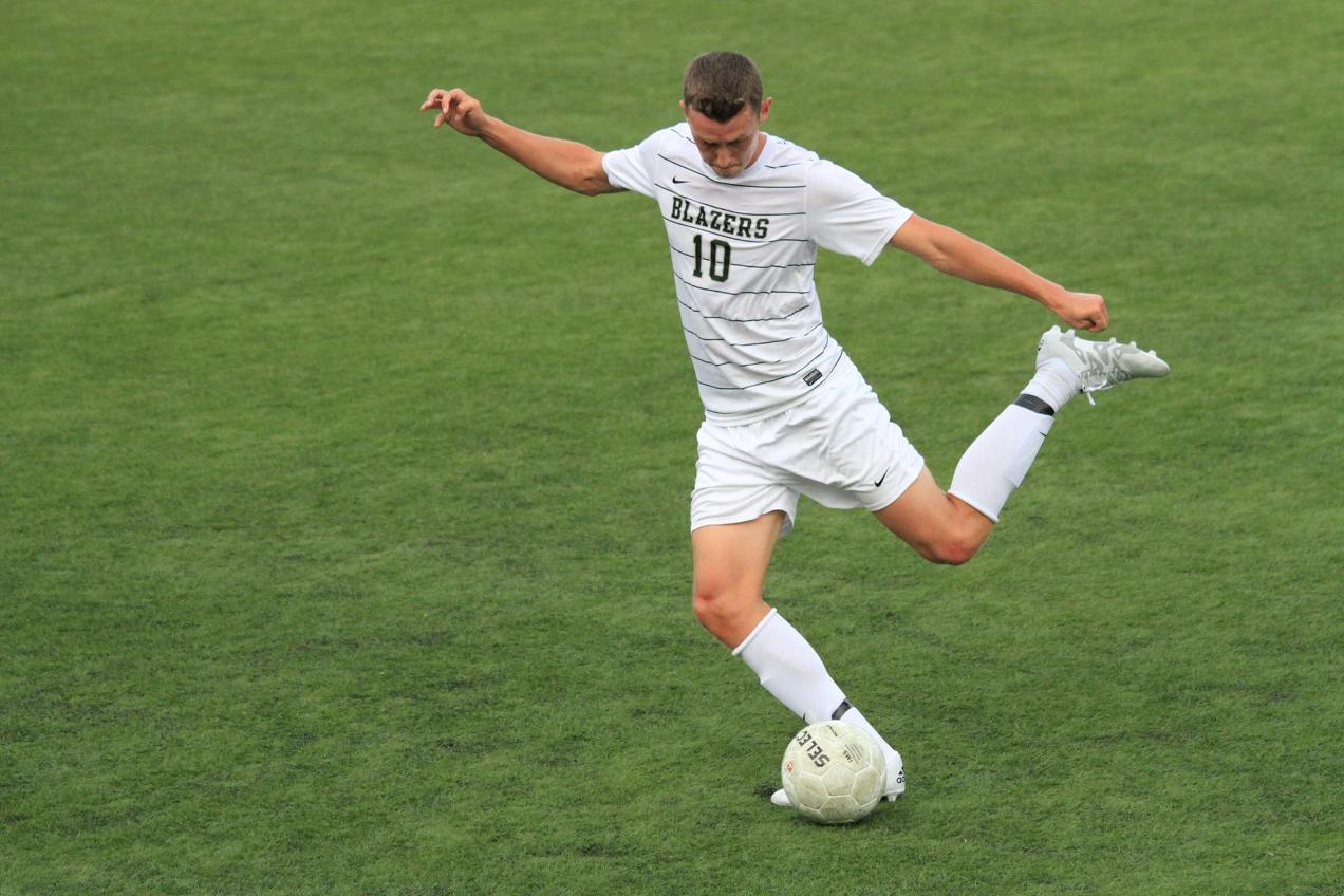 Late Goal Powers Men's Soccer Past Lesley