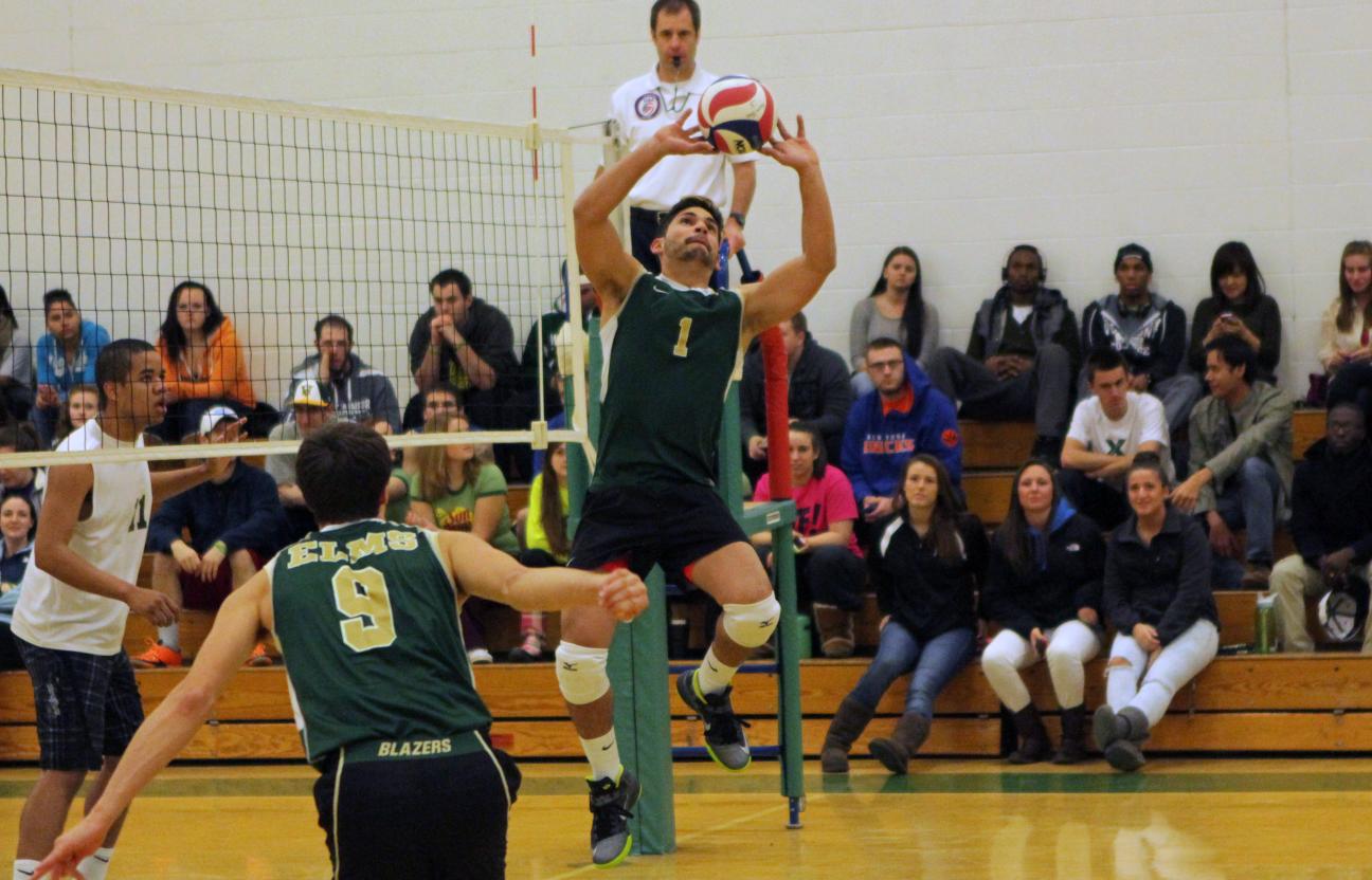 Men's Volleyball Roars Past Lesley University, 3-0