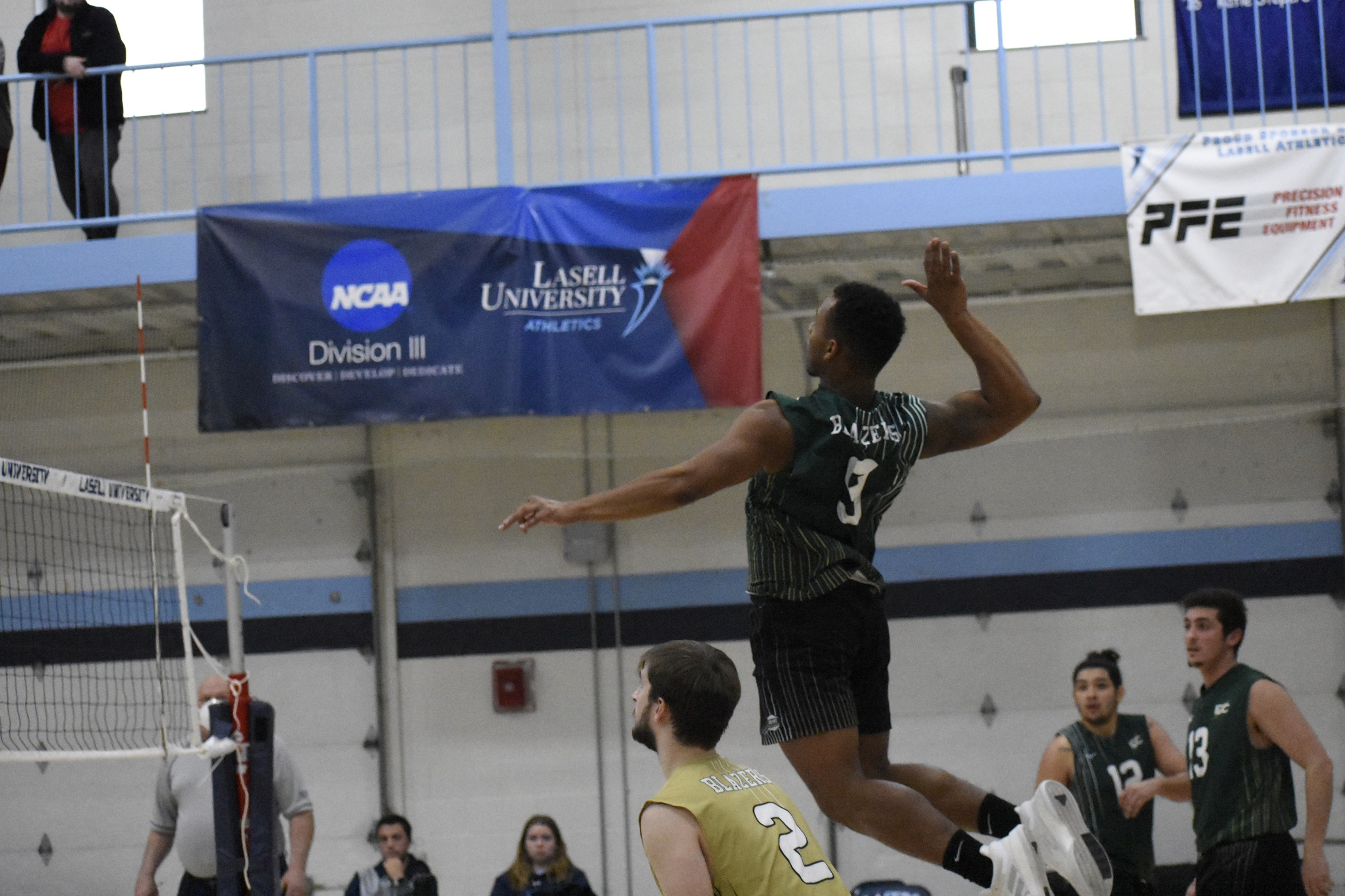 Blazers Split GNAC Tri-Match