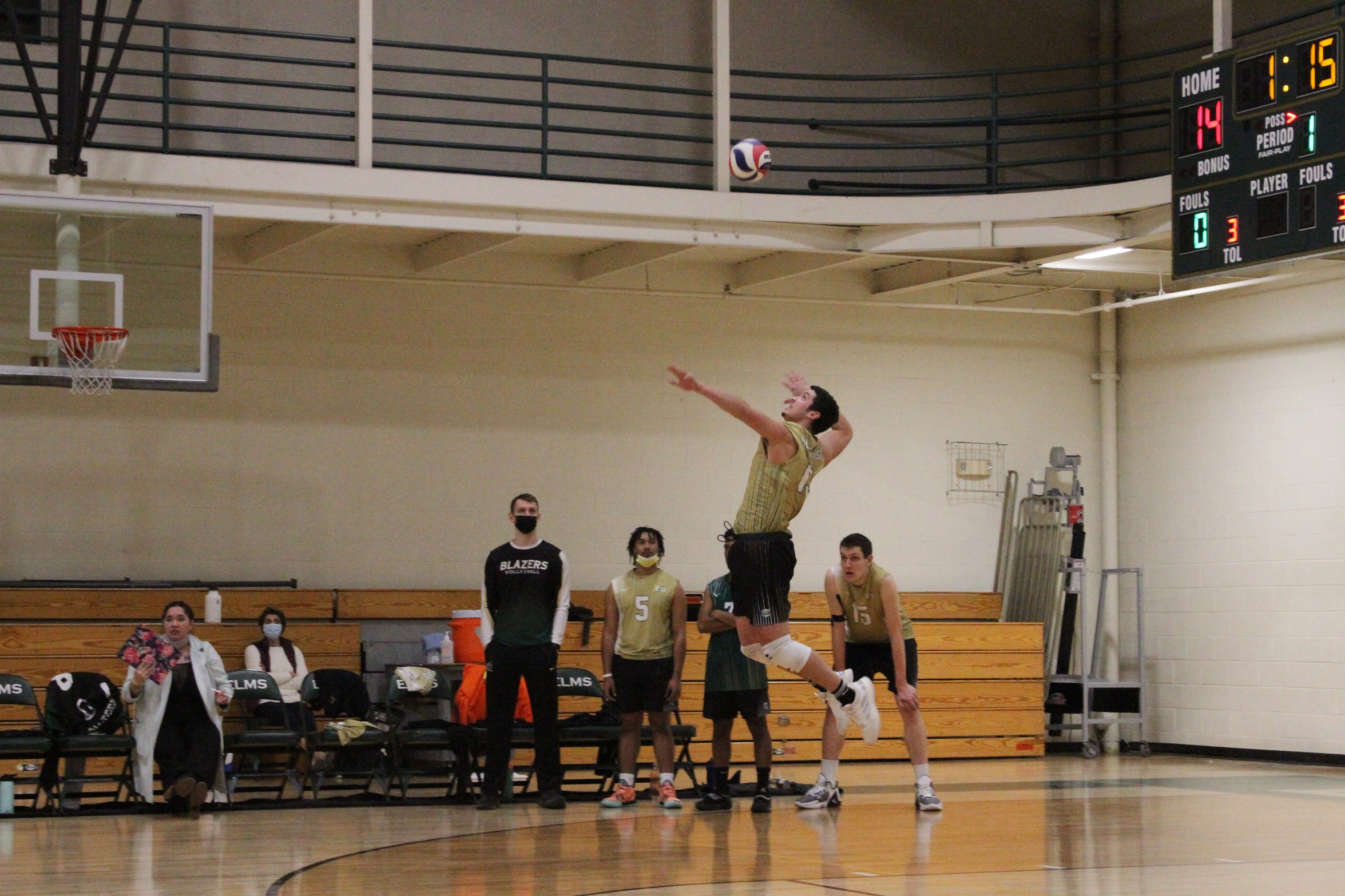 Blazers Sweep Saints in Straight Sets