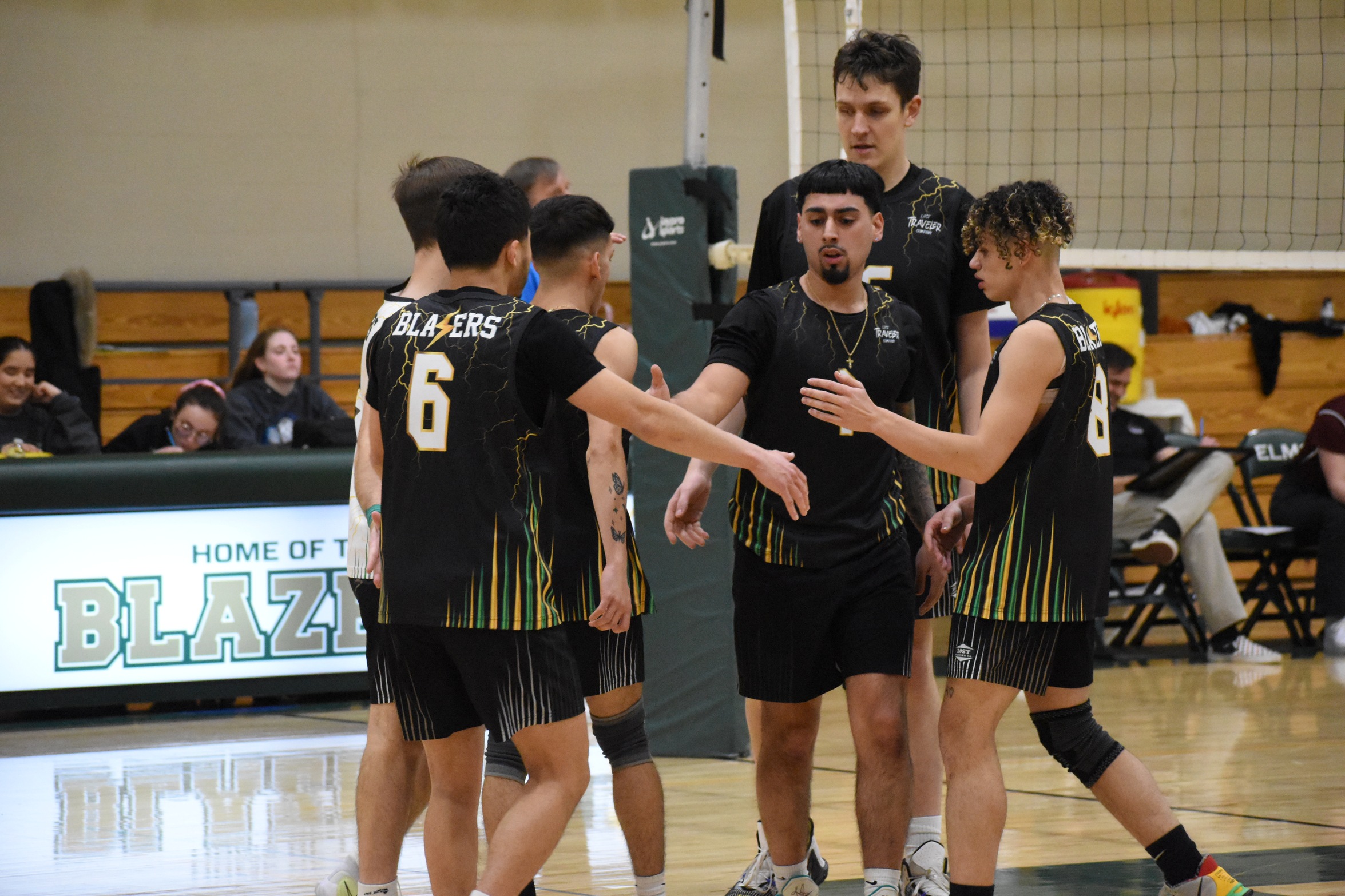 Lightning Strikes In the Dan & Kathleen Hogan Gymnasium Tonight, Blazers Win in 3