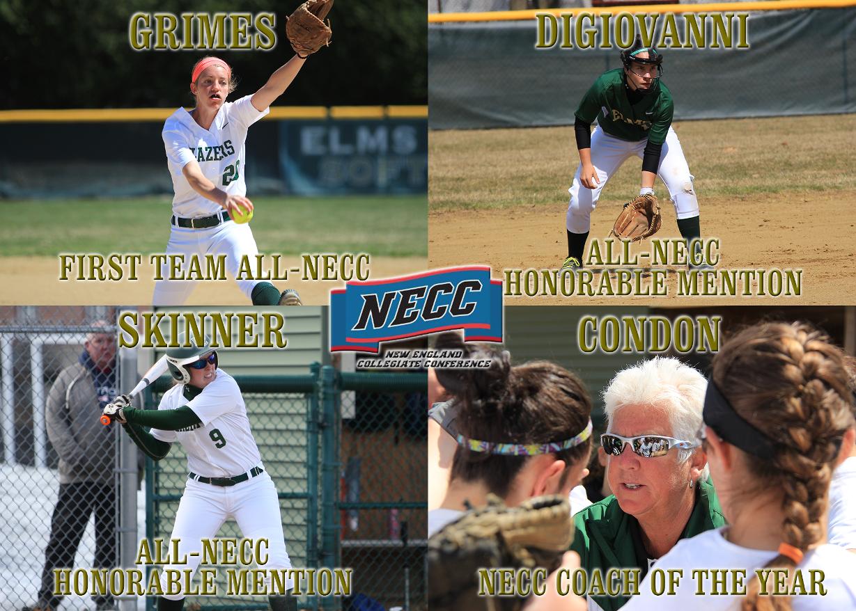 Condon, Three Players Claim NECC Softball Awards