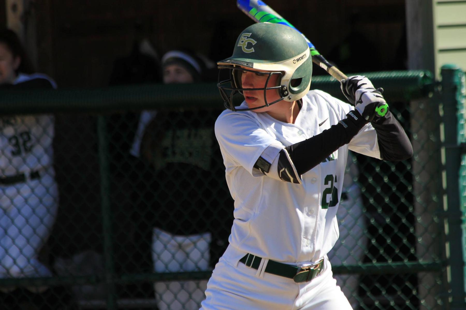 Becker Takes Two Over Softball