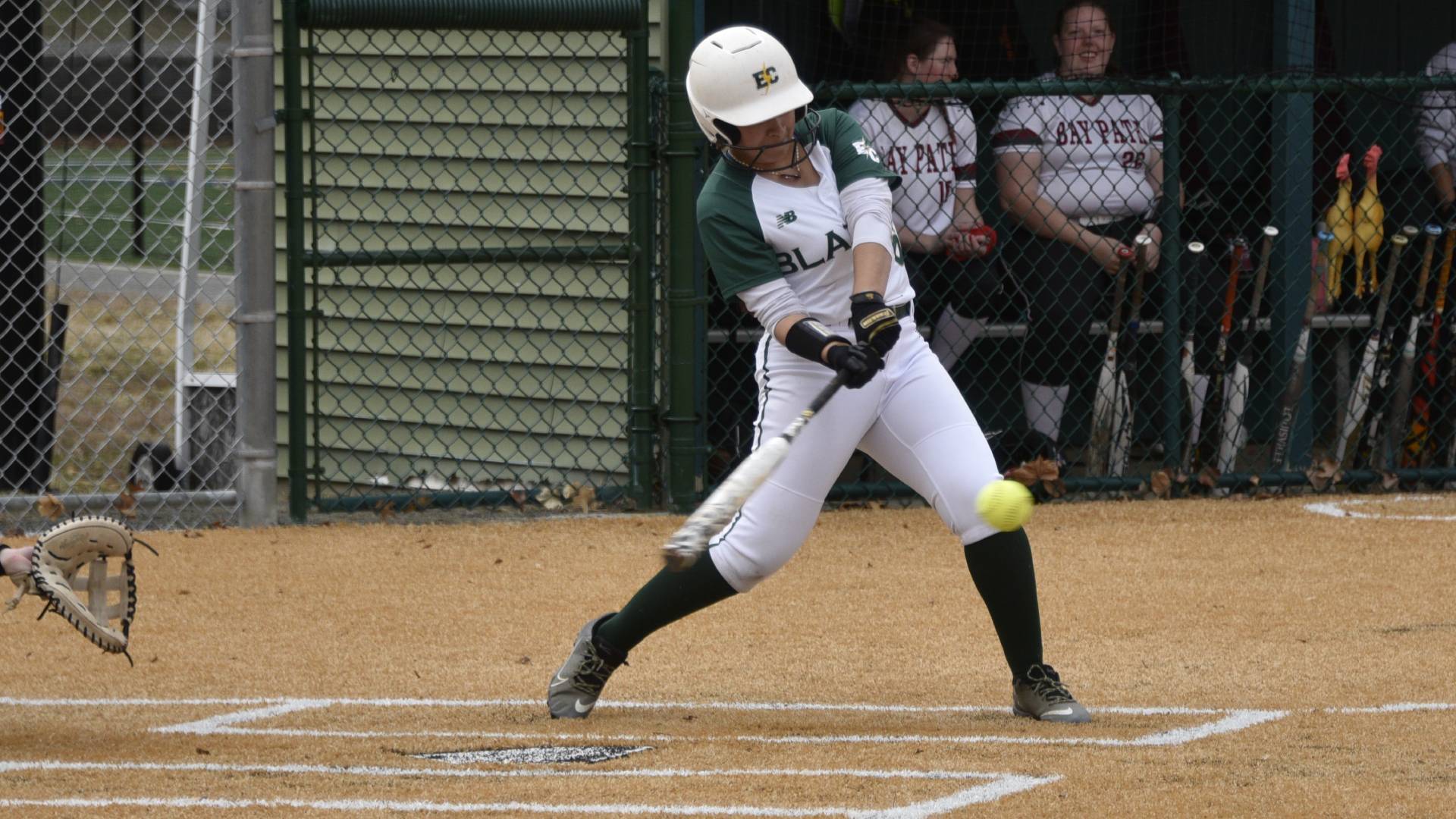 Softball Splits Home Opener Against Bay Path