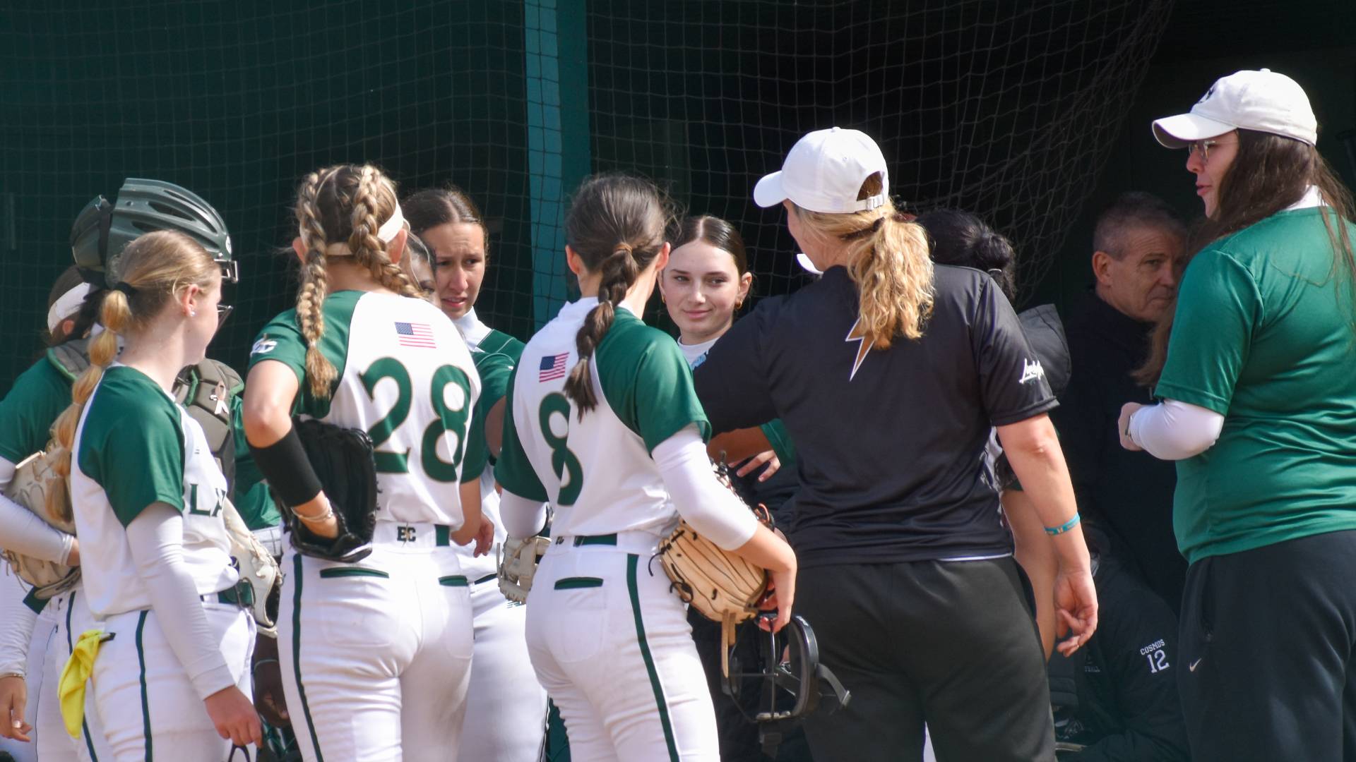 Albertus Takes Two Games Against Softball at Home