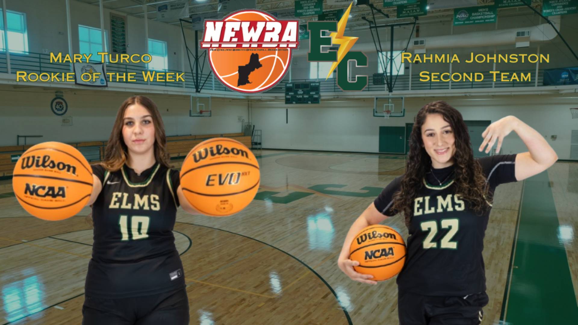 Johnston and Turco Bring Home NEWBA Weekly Honors