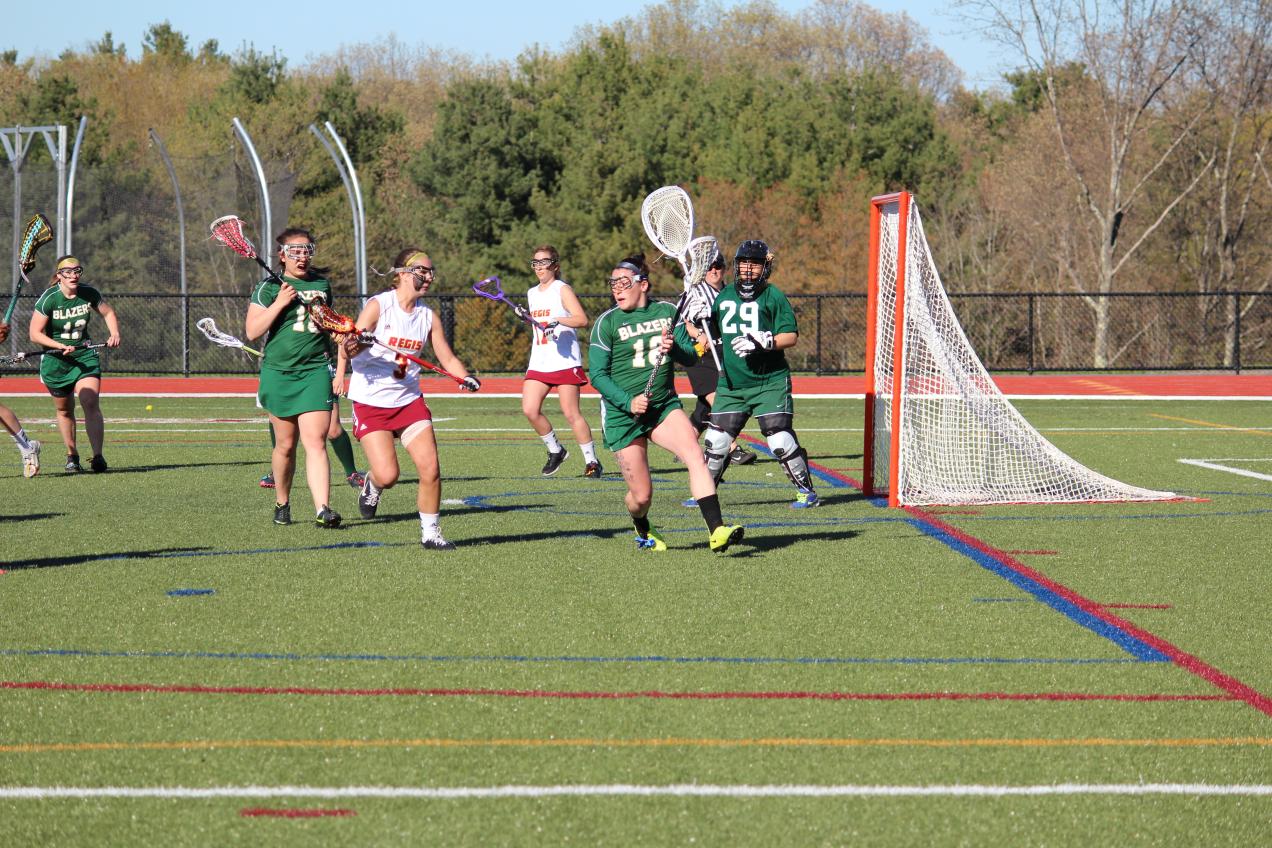 Regis College Advances Past Women&rsquo;s Lacrosse, 20-8