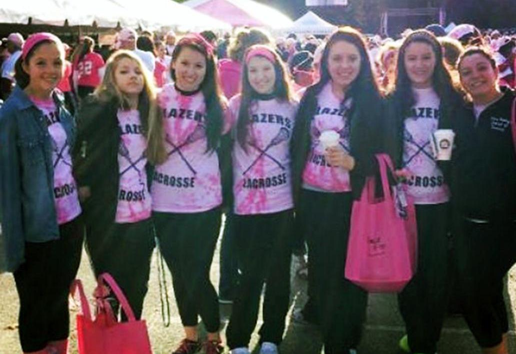 Blazers Student-Athletes, Staff Participate in Rays of Hope Walk