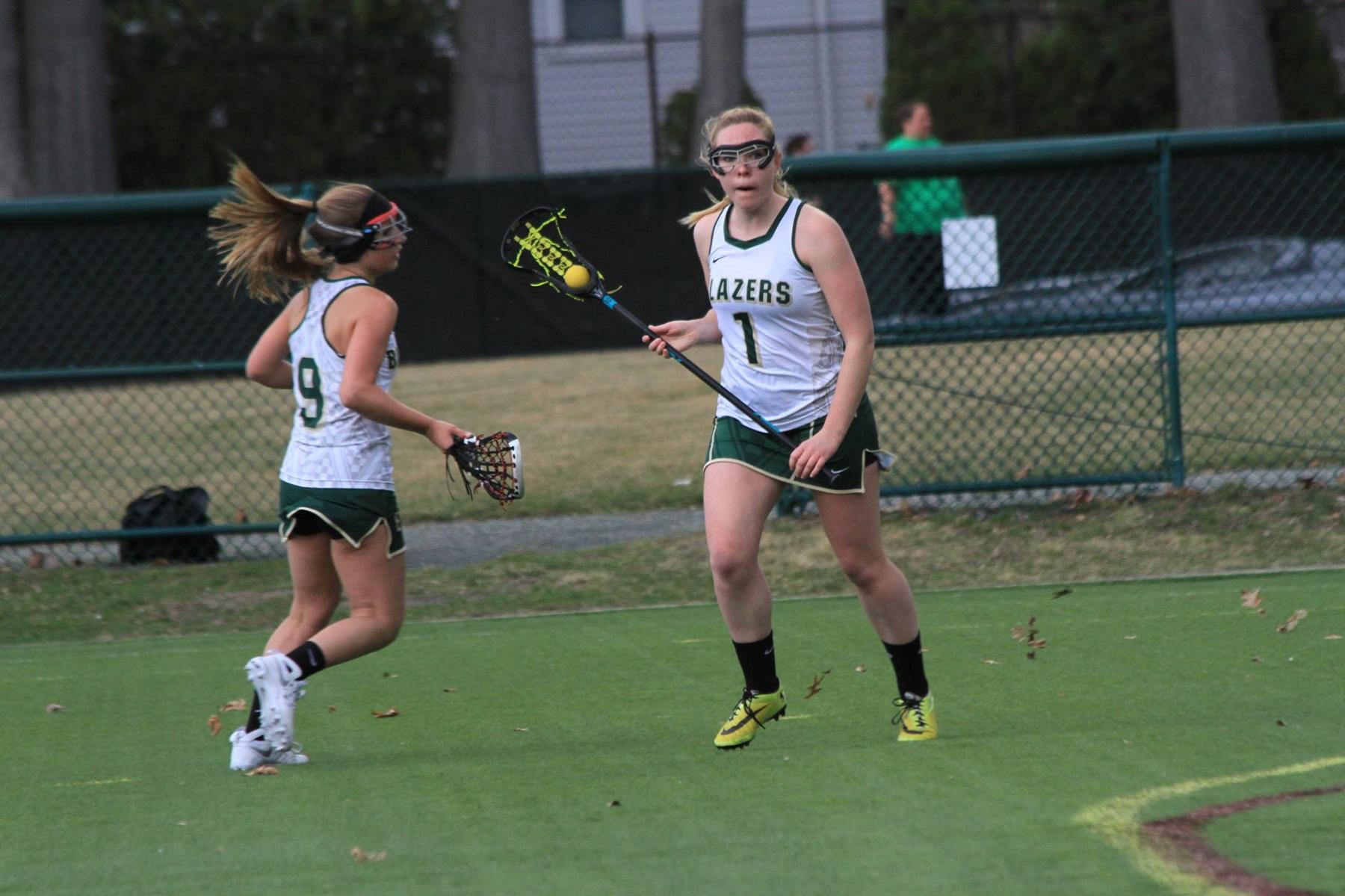Women's Lacrosse Clips Becker In Overtime