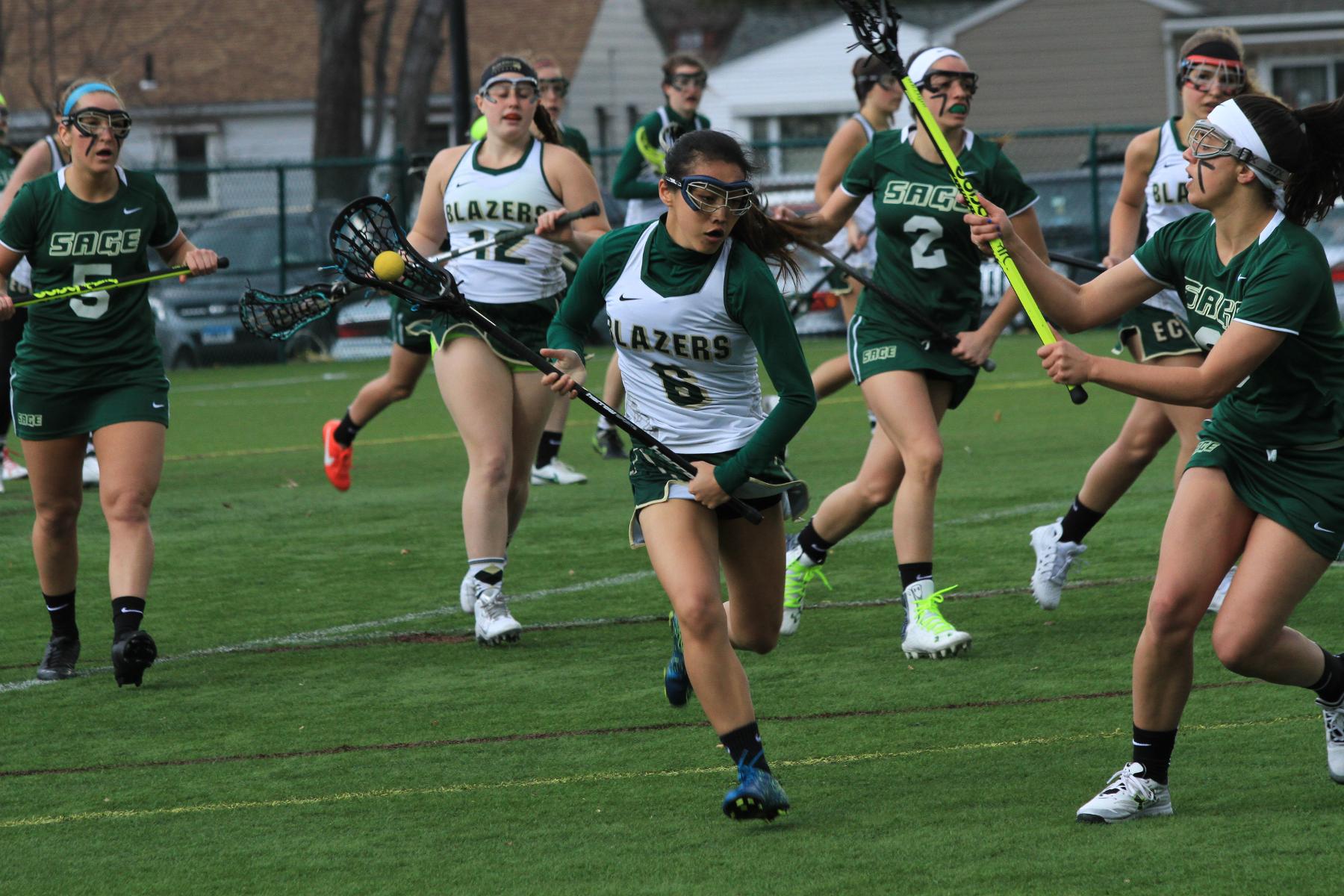Sage Holds Off Women's Lacrosse