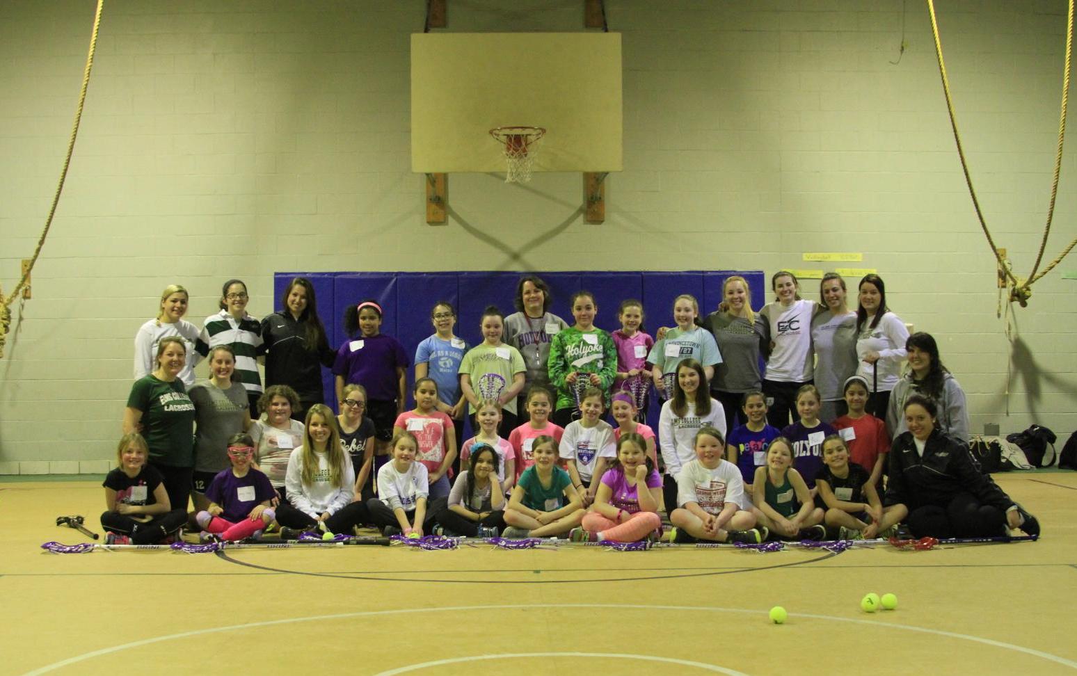 Women's Lacrosse Partners With Alum For Youth Clinic