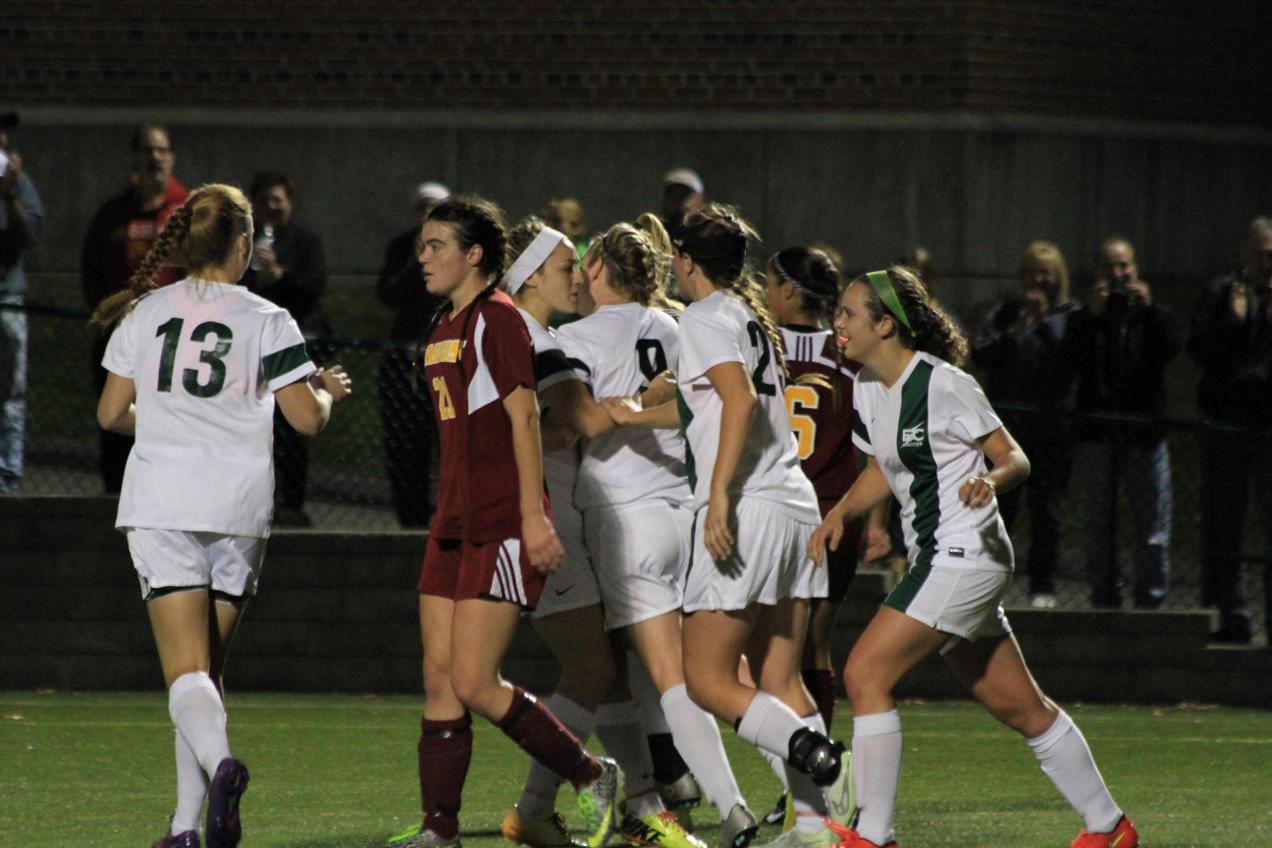 Women's Soccer Advances to NECC Semifinals Over Regis