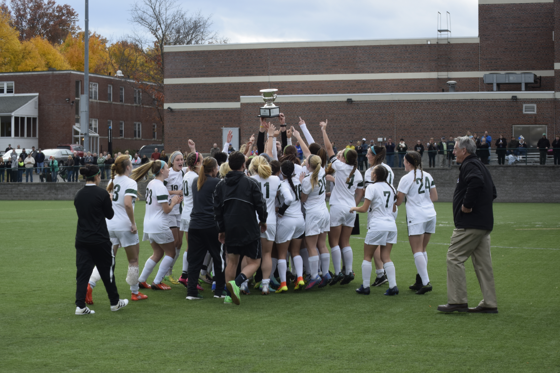 Women's Soccer Wins NECC Championship