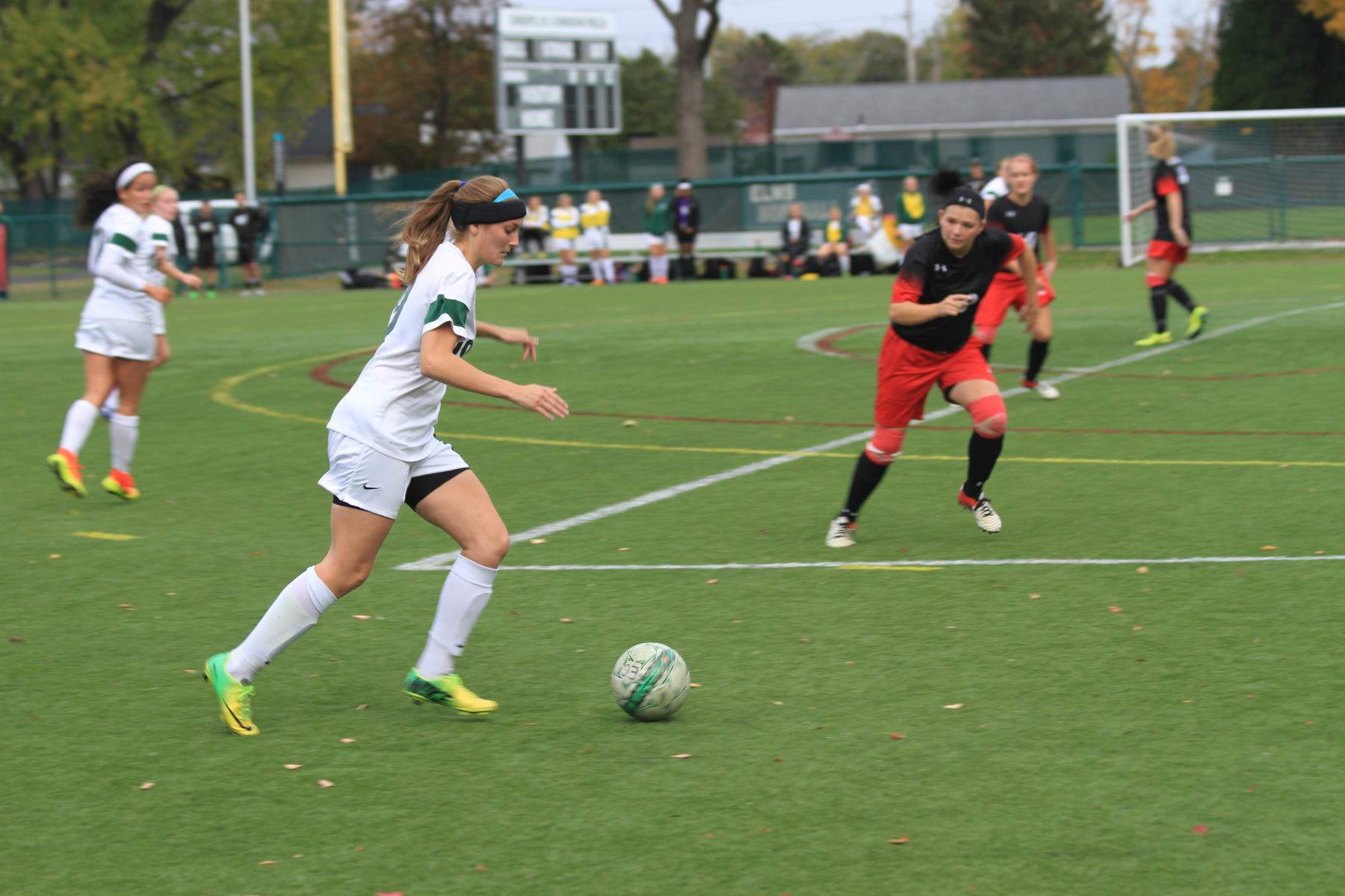 Women's Soccer Blasts Mitchell In NECC Quarterfinals