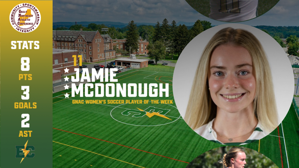 McDonough Named GNAC Women's Soccer Player of the Week