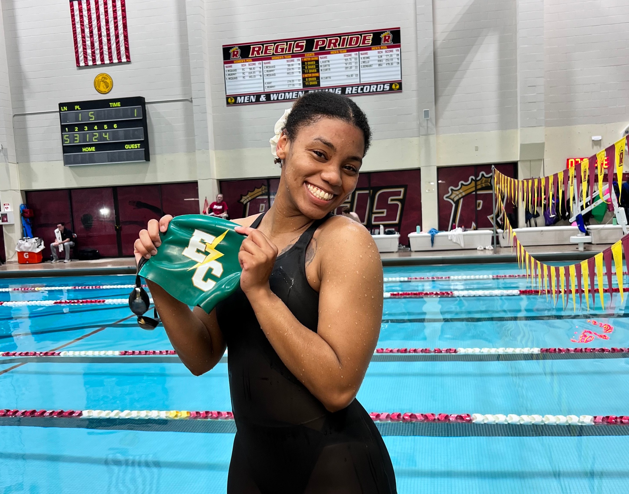 Fobbs Sets Three Records at Regis Invitational