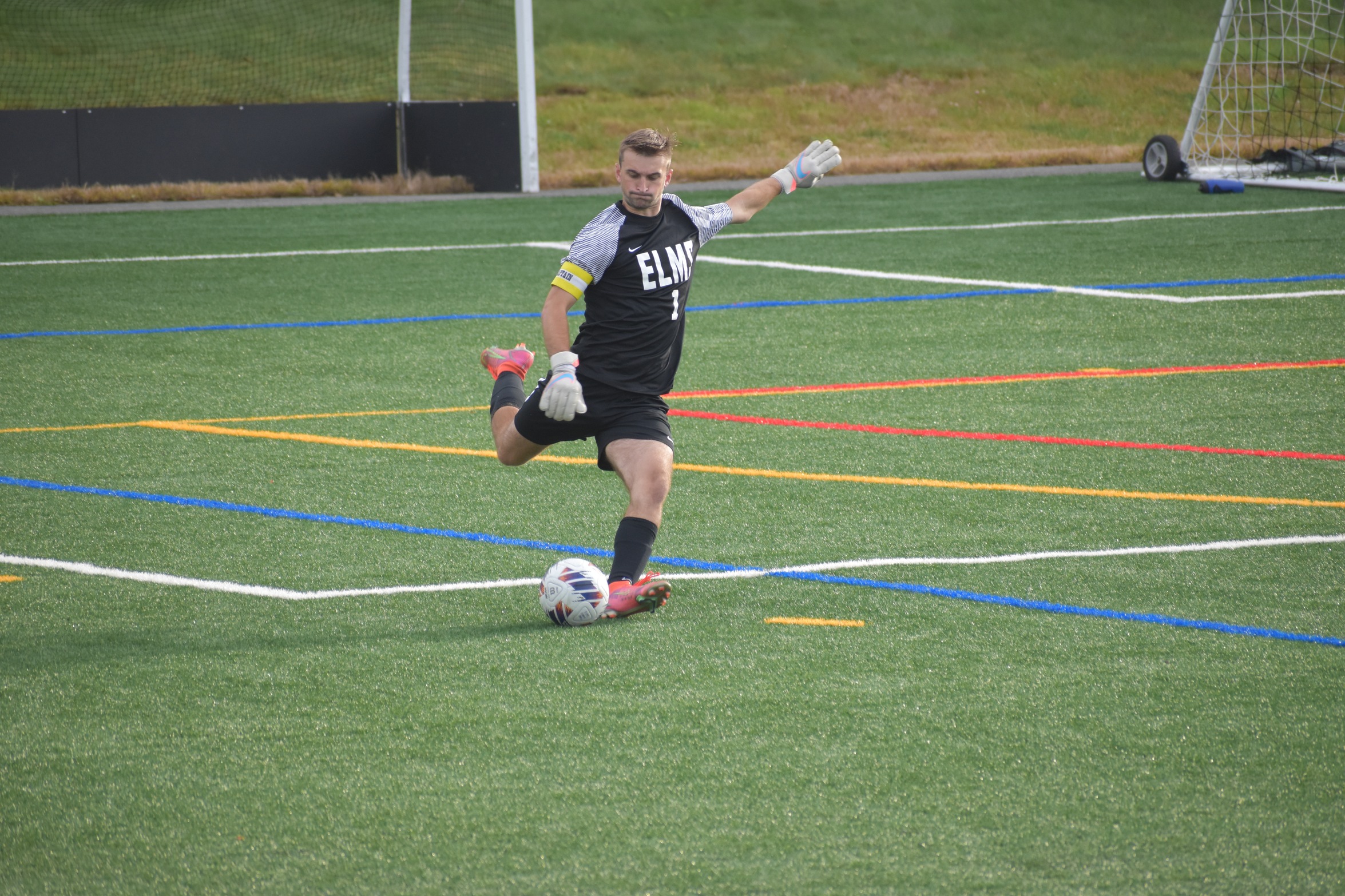 Late Goal by Rivier Downs Elms